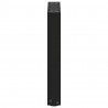 Nogi do stolika kawowego w kształcie litery U 2 szt. Czarne 38x(42-43) cm Stal