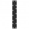 Nogi do stolika kawowego w kształcie litery U 2 szt. Czarne 38x(42-43) cm Stal