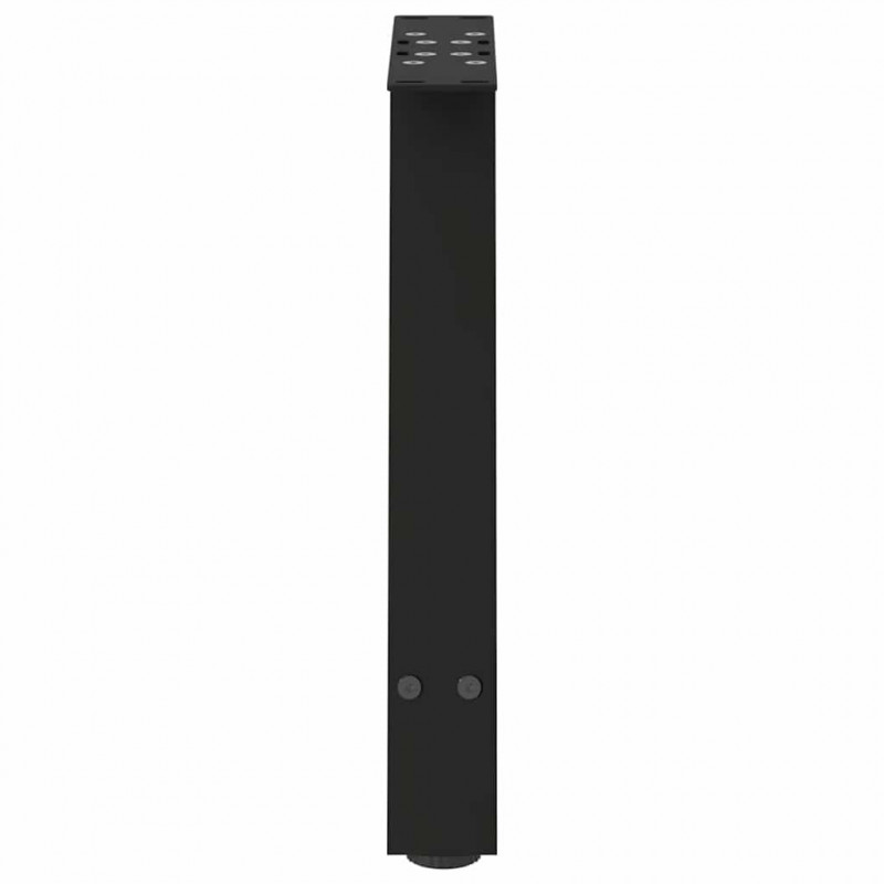 Nogi do stolika kawowego w kształcie litery A 2 szt. Czarne 50x(42-43) cm Stal