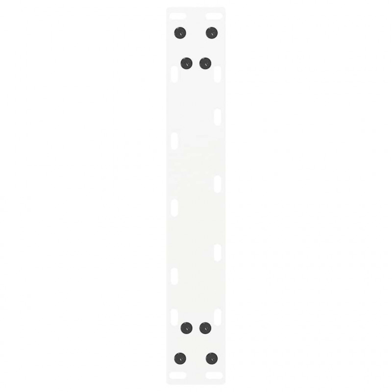 Nogi do stolika kawowego w kształcie litery U 2 szt. Białe 38x(42-43) cm Stal