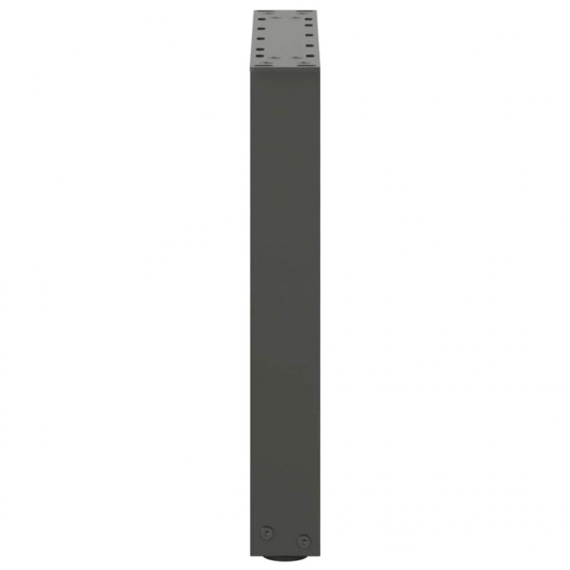Nogi do stolika kawowego w kształcie litery U 2 szt. Antracyt 38x(42-43) cm Stal