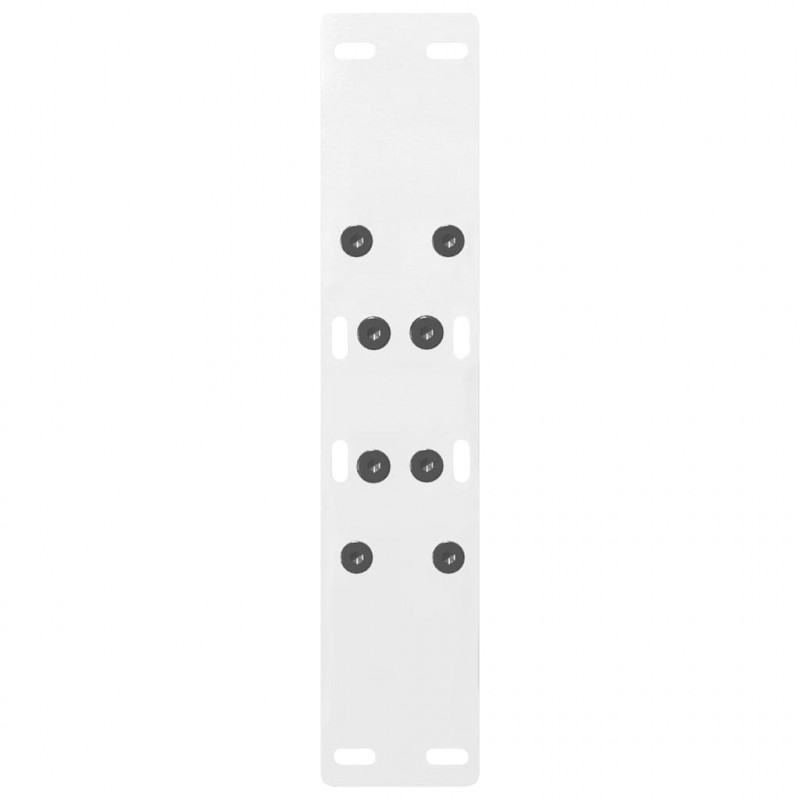 Nogi do stolika kawowego w kształcie litery A 2 szt. Białe 50x(42-43) cm Stal
