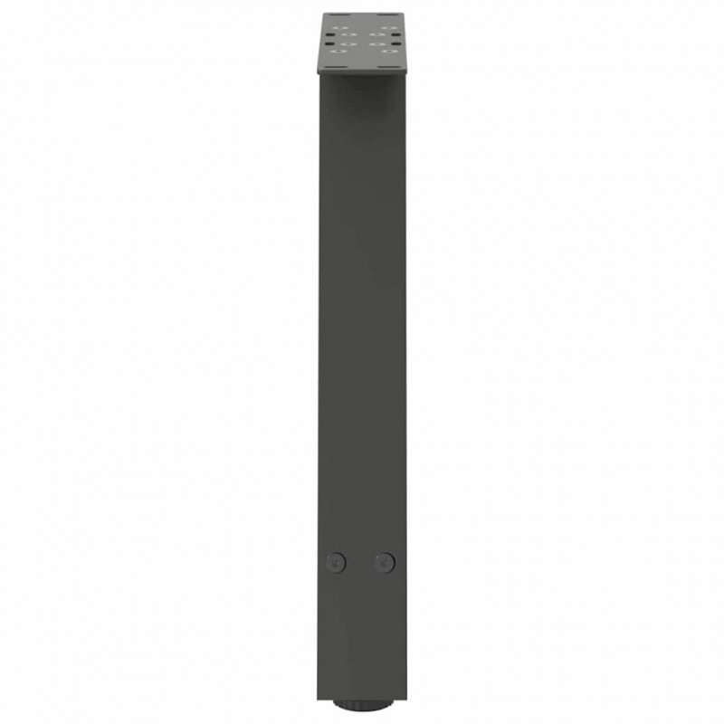 Nogi do stolika kawowego w kształcie litery A 2 szt. Antracyt 50x(42-43) cm Stal