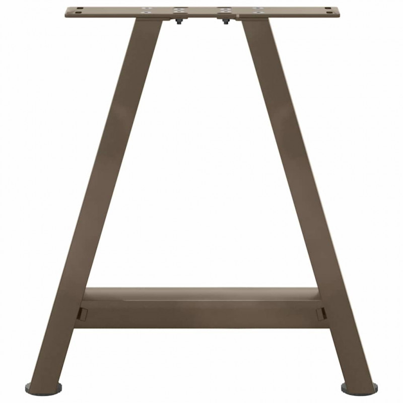 Nogi do stolika kawowego w kształcie litery A 2 szt. 50x(42-43) cm Stal