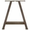 Nogi do stolika kawowego w kształcie litery A 2 szt. 50x(42-43) cm Stal