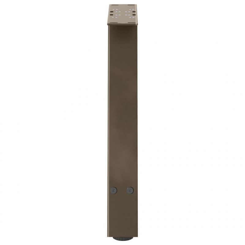 Nogi do stolika kawowego w kształcie litery A 2 szt. 50x(42-43) cm Stal