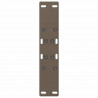 Nogi do stolika kawowego w kształcie litery A 2 szt. 50x(42-43) cm Stal