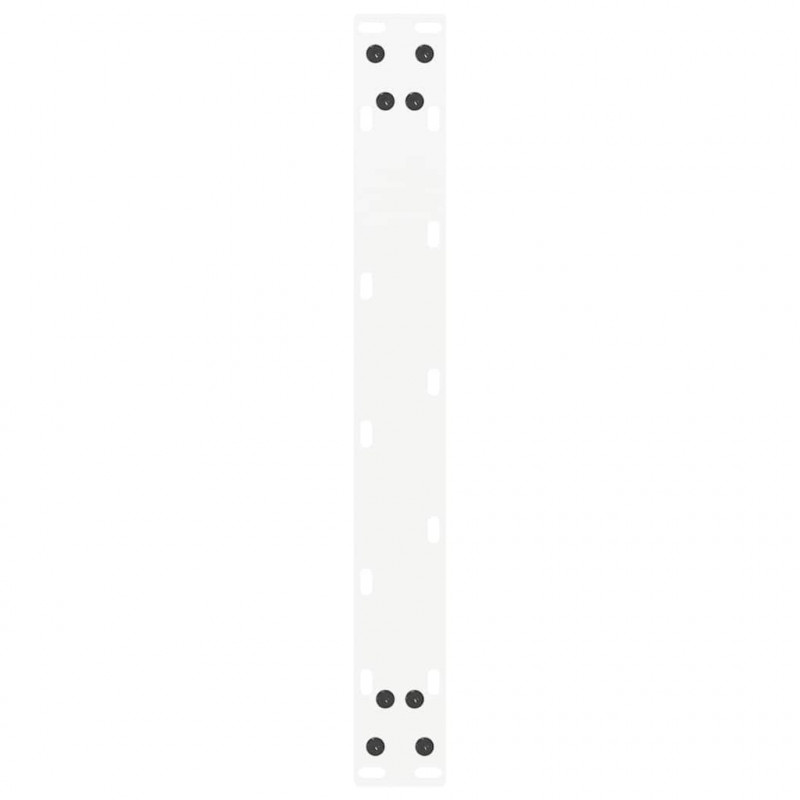 Nogi do stolika kawowego w kształcie litery U 2 szt. Białe 50x(42-43) cm Stal