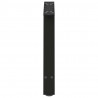 Nogi do stolika kawowego w kształcie litery A 2 szt. Czarne 60x(42-43) cm Stal