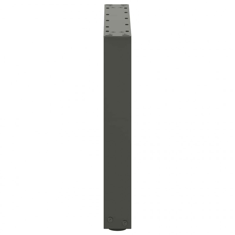 Nogi do stolika kawowego w kształcie litery U 2 szt. Antracyt 50x(42-43) cm Stal