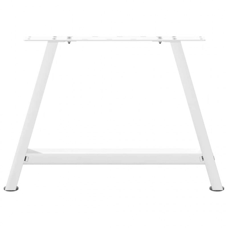 Nogi do stolika kawowego w kształcie litery A 2 szt. Białe 60x(42-43) cm Stal