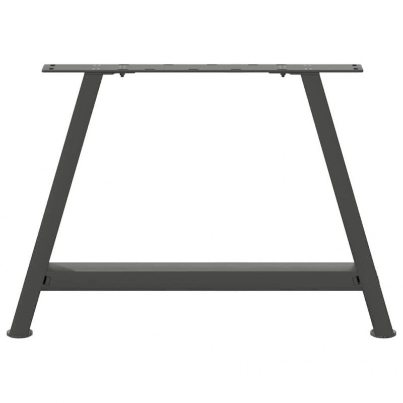 Nogi do stolika kawowego w kształcie litery A 2 szt. Antracyt 60x(42-43) cm Stal
