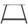 Nogi do stolika kawowego w kształcie litery A 2 szt. Antracyt 60x(42-43) cm Stal