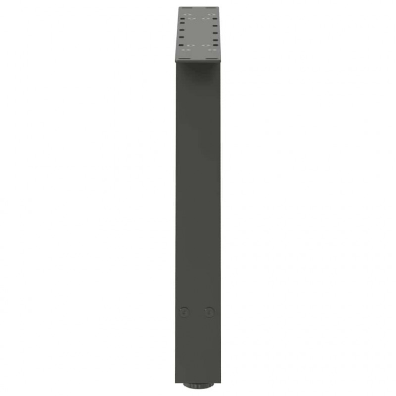 Nogi do stolika kawowego w kształcie litery A 2 szt. Antracyt 60x(42-43) cm Stal