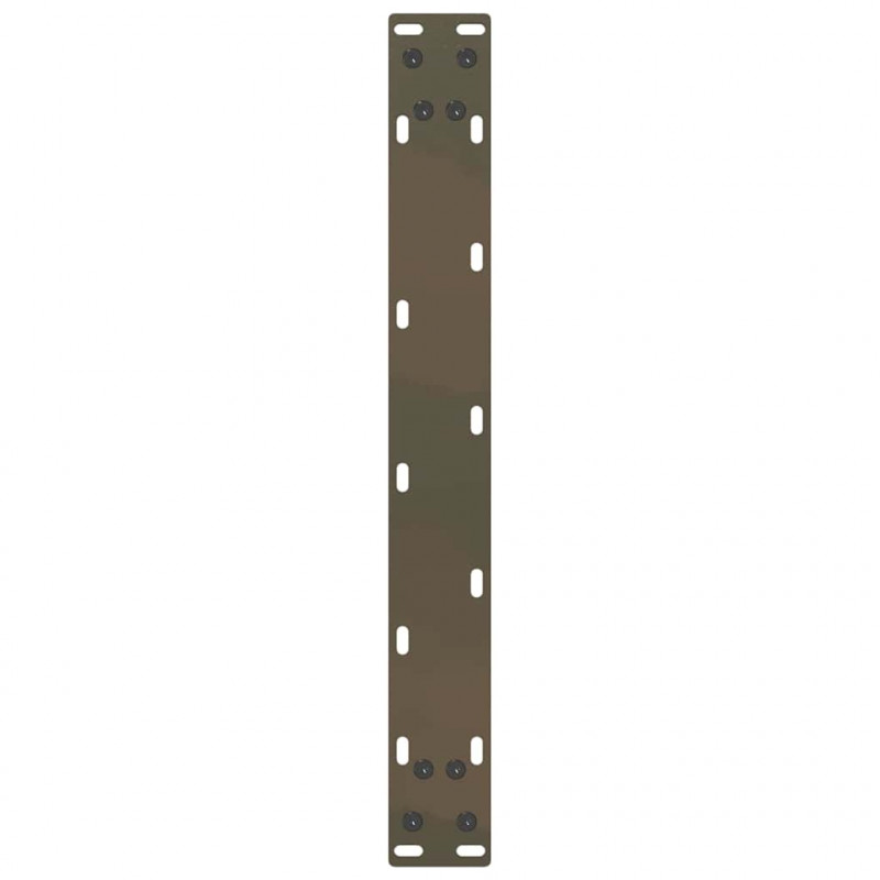 Nogi do stolika kawowego w kształcie litery U 2 szt. Naturalna stal 50x(42-43) cm Stal
