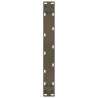 Nogi do stolika kawowego w kształcie litery U 2 szt. Naturalna stal 50x(42-43) cm Stal