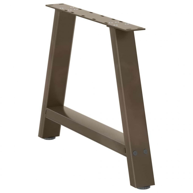 Nogi do stolika kawowego w kształcie litery A 2 szt. 60x(42-43) cm Stal