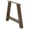 Nogi do stolika kawowego w kształcie litery A 2 szt. 60x(42-43) cm Stal