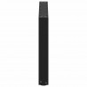 Nogi do stolika kawowego w kształcie litery U 2 szt. Czarne 60x(42-43) cm Stal