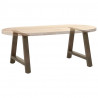 Nogi do stolika kawowego w kształcie litery A 2 szt. 60x(42-43) cm Stal