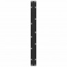 Nogi do stolika kawowego w kształcie litery U 2 szt. Czarne 60x(42-43) cm Stal
