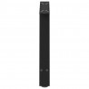 Nogi do stolika kawowego w kształcie litery A 2 szt. Czarne 70x(42-43) cm Stal