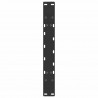 Nogi do stolika kawowego w kształcie litery A 2 szt. Czarne 70x(42-43) cm Stal