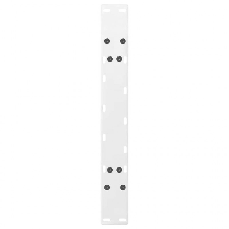 Nogi do stolika kawowego w kształcie litery A 2 szt. Białe 70x(42-43) cm Stal
