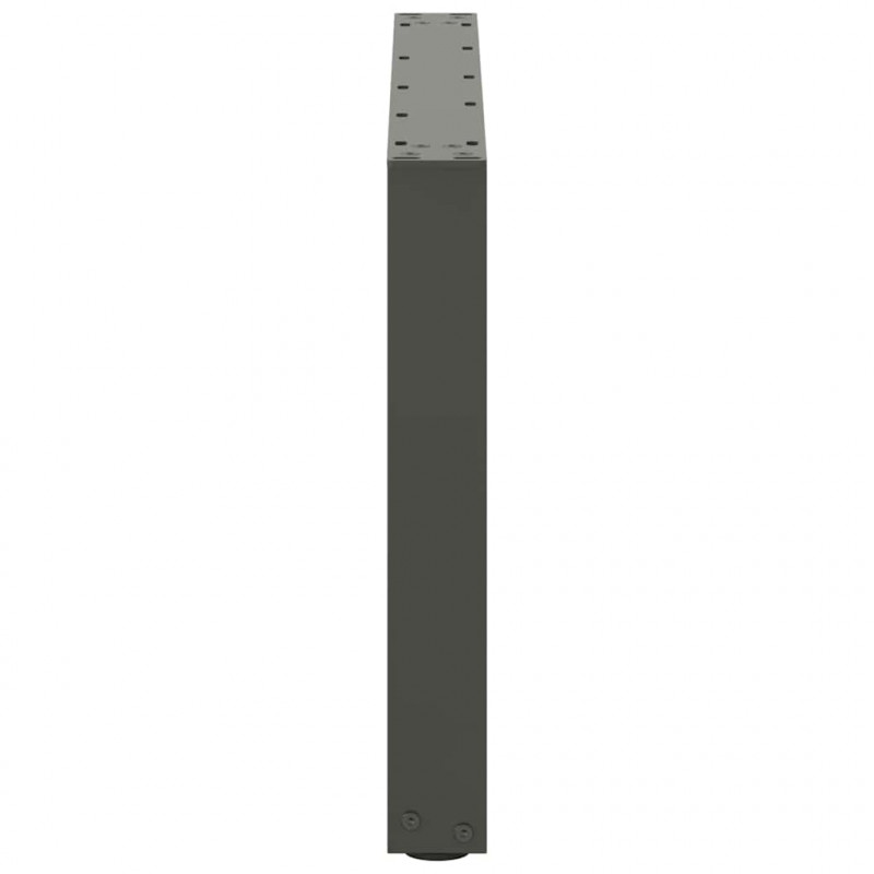 Nogi do stolika kawowego w kształcie litery U 2 szt. Antracyt 60x(42-43) cm Stal