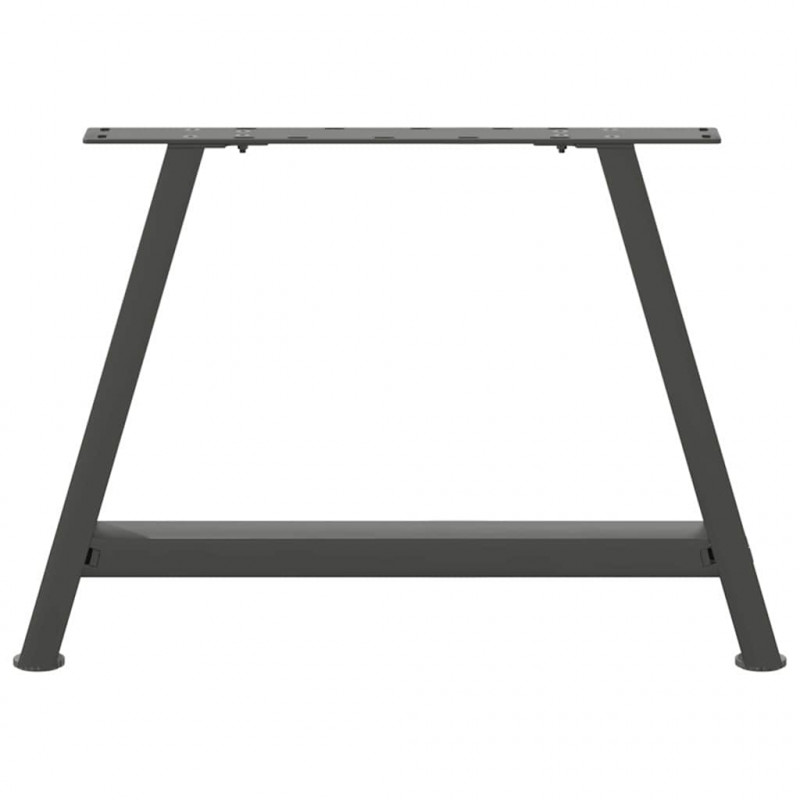 Nogi do stolika kawowego w kształcie litery A 2 szt. Antracyt 70x(42-43) cm Stal