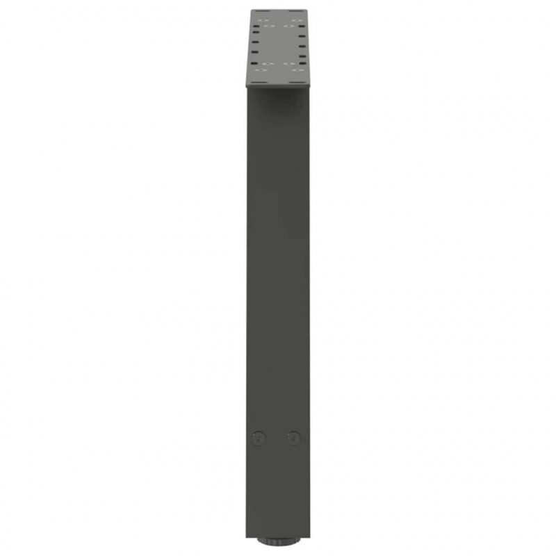 Nogi do stolika kawowego w kształcie litery A 2 szt. Antracyt 70x(42-43) cm Stal