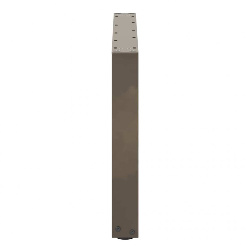 Nogi do stolika kawowego w kształcie litery U 2 szt. Naturalna stal 60x(42-43) cm Stal