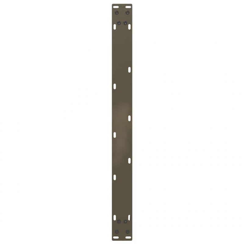 Nogi do stolika kawowego w kształcie litery U 2 szt. Naturalna stal 60x(42-43) cm Stal