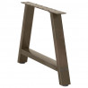Nogi do stolika kawowego w kształcie litery A 2 szt. 70x(42-43) cm Stal