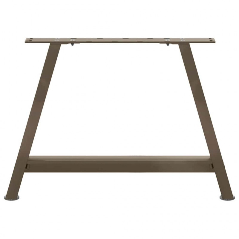 Nogi do stolika kawowego w kształcie litery A 2 szt. 70x(42-43) cm Stal