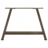 Nogi do stolika kawowego w kształcie litery A 2 szt. 70x(42-43) cm Stal