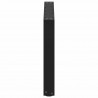 Nogi do stolika kawowego w kształcie litery U 2 szt. Czarne 70x(42-43) cm Stal