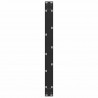 Nogi do stolika kawowego w kształcie litery U 2 szt. Czarne 70x(42-43) cm Stal
