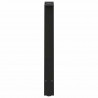 Nogi do stołu jadalnego w kształcie litery A 2 szt. Czarne 50x(72-73) cm Stal