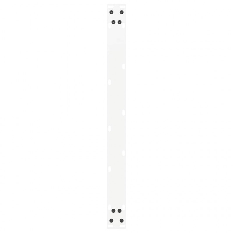 Nogi do stolika kawowego w kształcie litery U 2 szt. Białe 70x(42-43) cm Stal