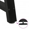 Nogi do stołu jadalnego w kształcie litery A 2 szt. Czarne 50x(72-73) cm Stal