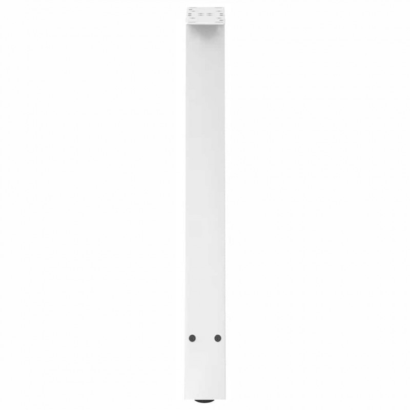 Nogi do stołu jadalnego w kształcie litery A 2 szt. Białe 50x(72-73) cm Stal