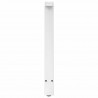 Nogi do stołu jadalnego w kształcie litery A 2 szt. Białe 50x(72-73) cm Stal