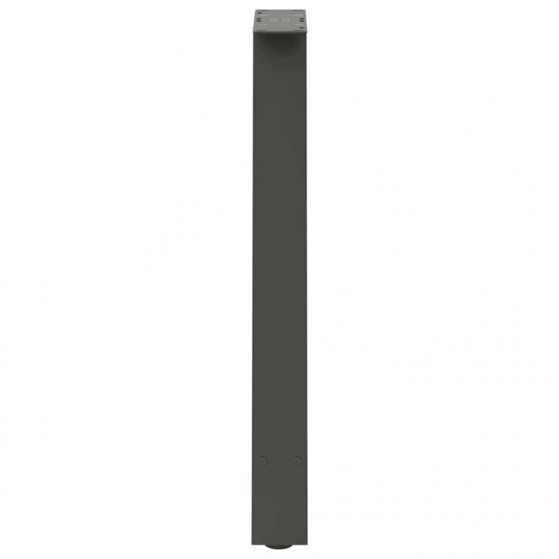Nogi do stołu jadalnego w kształcie litery A 2 szt. Antracyt 50x(72-73) cm Stal