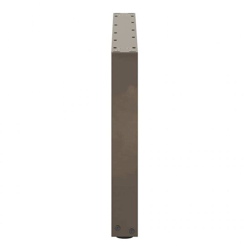 Nogi do stolika kawowego w kształcie litery U 2 szt. Naturalna stal 70x(42-43) cm Stal