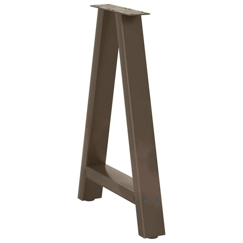 Nogi do stołu jadalnego w kształcie litery A 2 szt. 50x(72-73) cm Stal