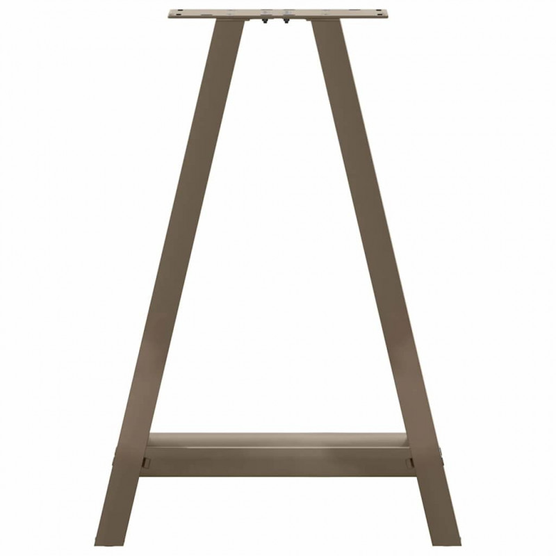 Nogi do stołu jadalnego w kształcie litery A 2 szt. 50x(72-73) cm Stal