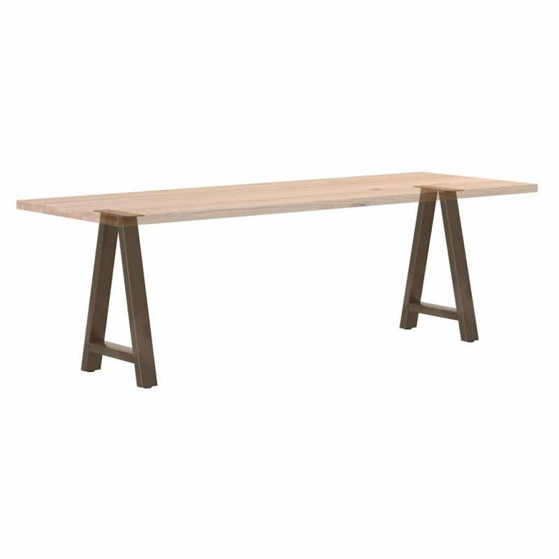Nogi do stołu jadalnego w kształcie litery A 2 szt. 50x(72-73) cm Stal