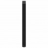 Nogi do stołu konsolowego w kształcie litery U 2 szt. Czarne 28x(72-73) cm Stal
