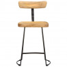 Hokery barowe 2 szt. 49x43x79 cm Drewno lite Mango